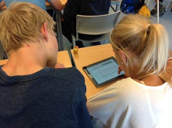 Alle elever i klassen har iPad - åpner for mange nye muligheter!